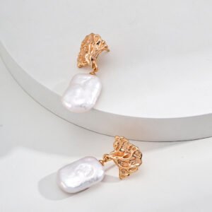 Sterling Silver Vintage Mother-of-Pearl Earrings