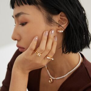 Sterling Silver Pearl Ring