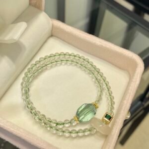 Natural Fluorite Crystal Bracelet